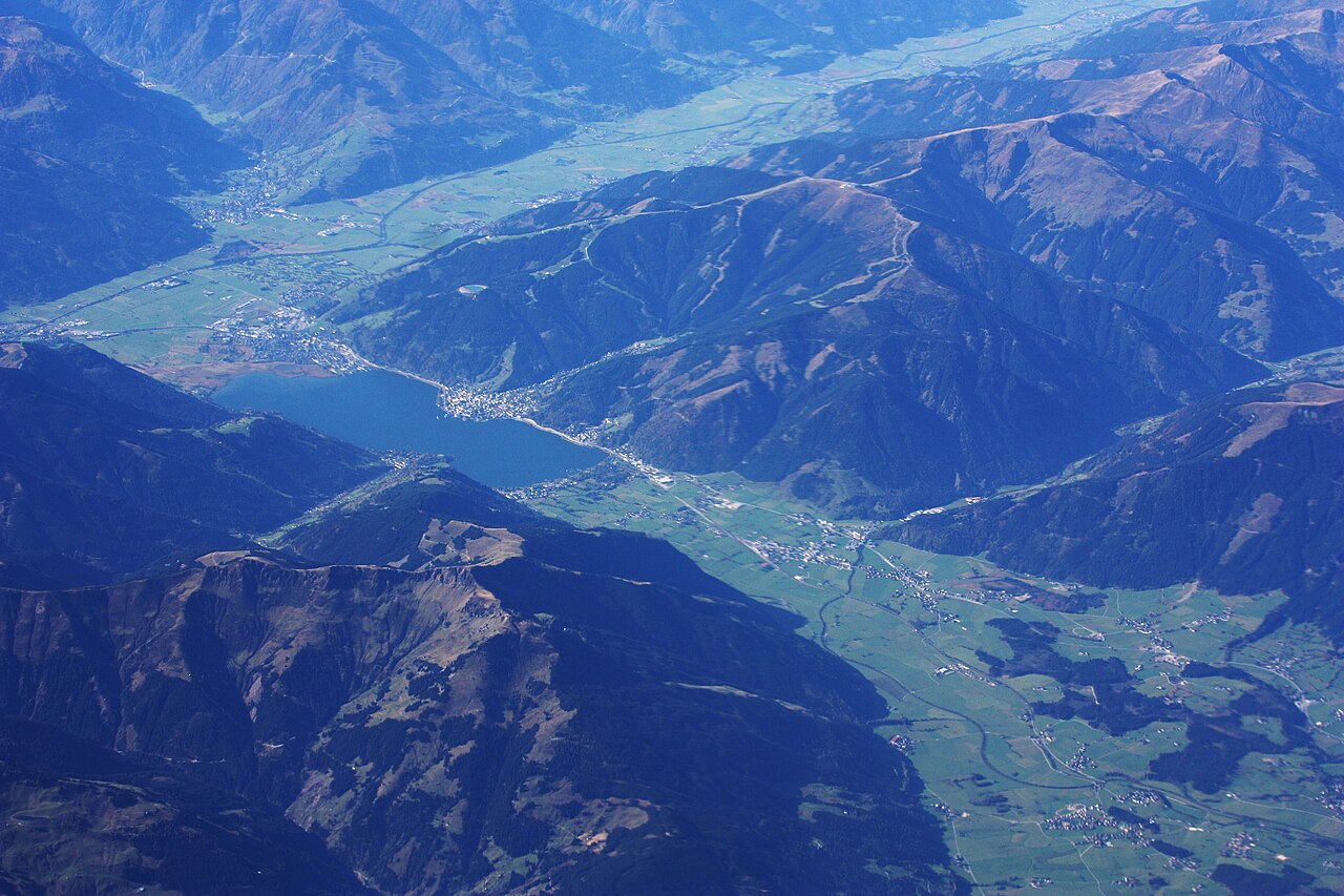 Der Zeller See von oben
