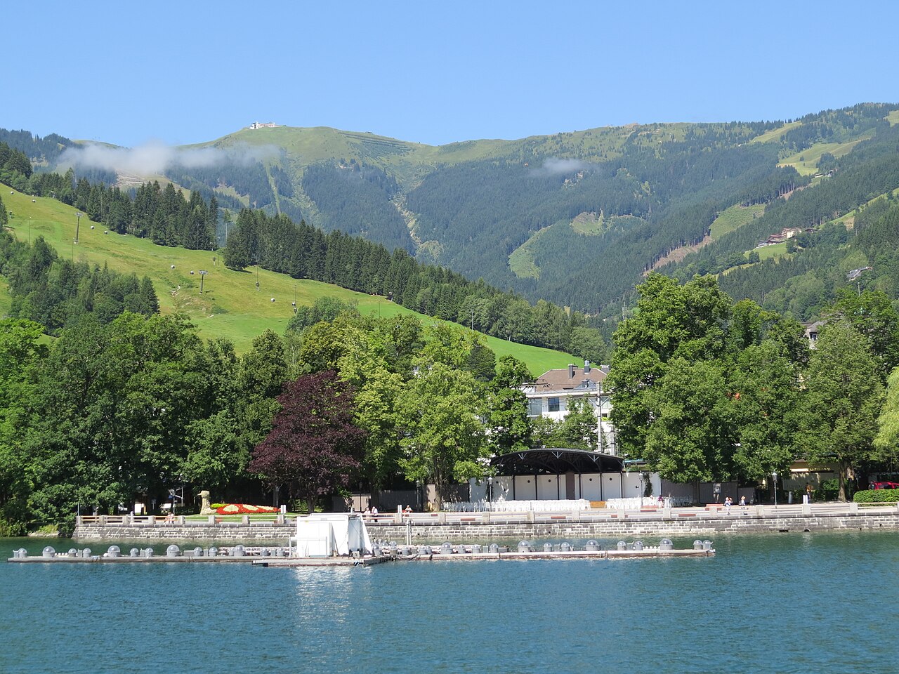 Badesteg am Zeller See